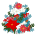 ミニ花Xmasツリー
