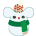 クリスマス雪だるまA